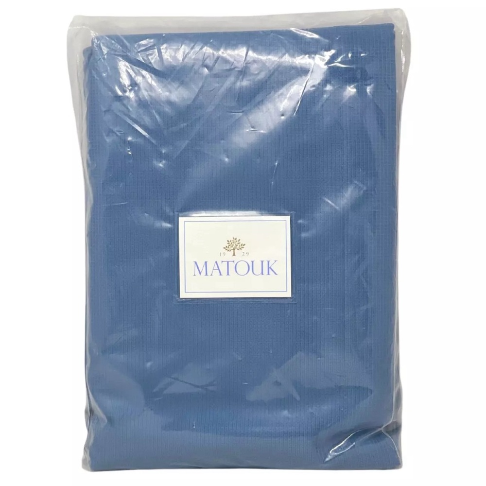 MATOUK FULL QUEEN Giorgio Sea Luxury Cotton Matelasse Blanket Coverlet NEW R$495